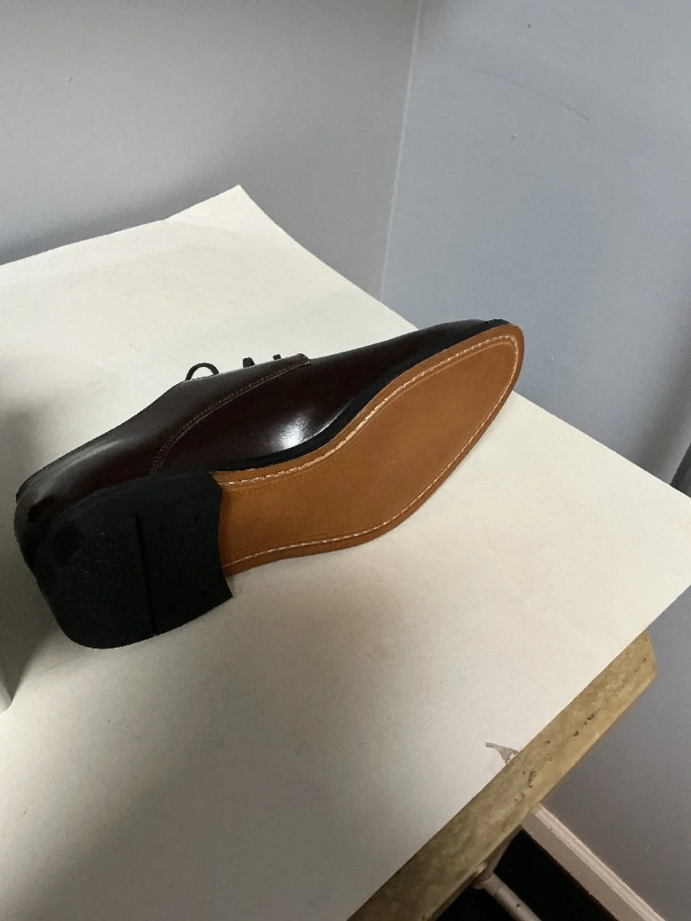Express Burgundy Dress Shoes Size 11 Medium.